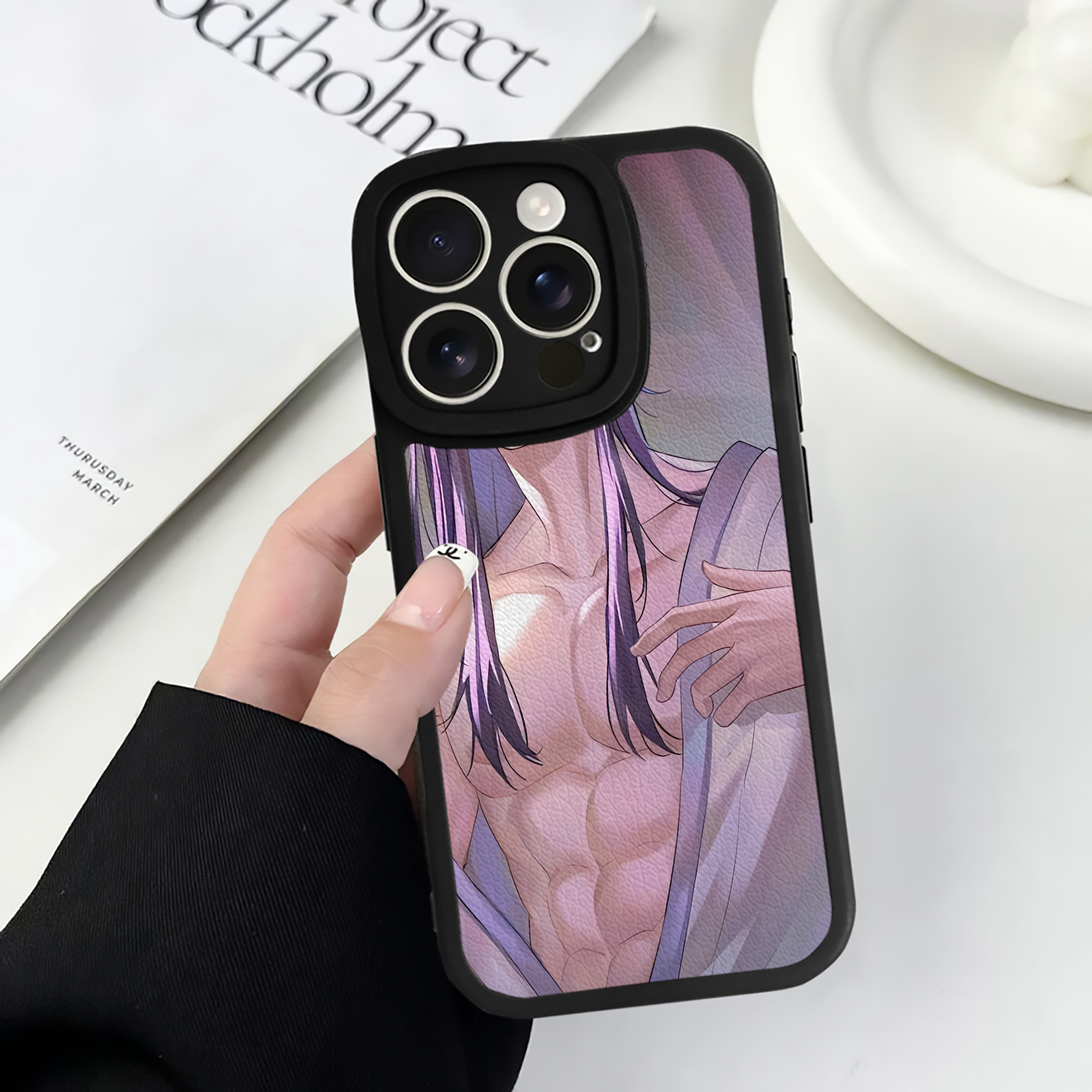 薬屋のひとりごと The Apothecary Diaries 【iPhone 16シリーズ対応】シリコンスマホケース（レザー調） 材質：シリコン